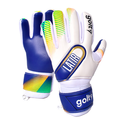 Balón Latir Profesional + Canillera Latir Blanco + Guante Hyperfaster Latir Blanco