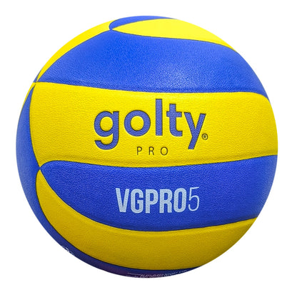 Balón Vóley VGPRO5 Pro Golty PU Composite Amarillo/Azul