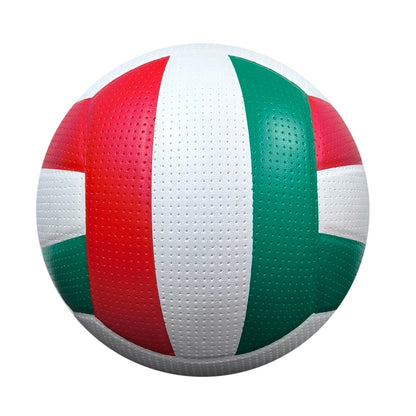 Balón Vóley Competencia Golty PVC Verde/Rojo