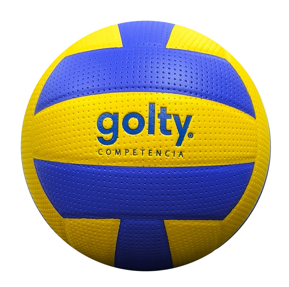 Balón Vóley Competencia Golty PVC Amarillo/Azul