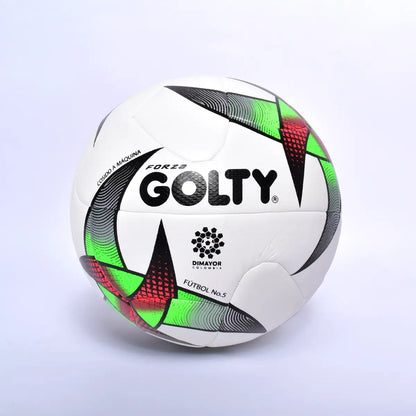 Balón Forza + Canillera Star Azul + Guante SuperSoccer Naranja